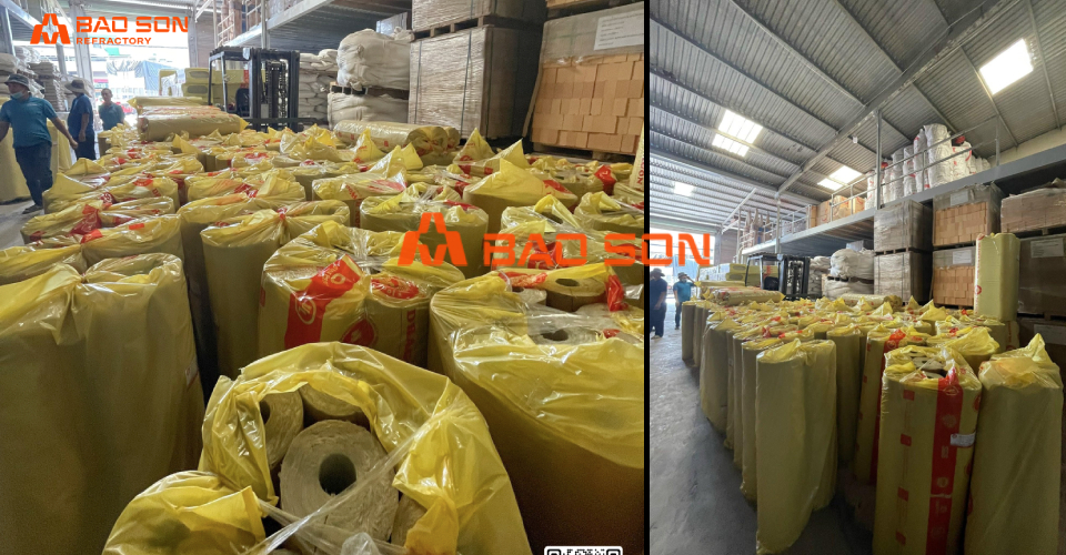 Kho hàng bông ông Rockwool tại Bảo Sơn