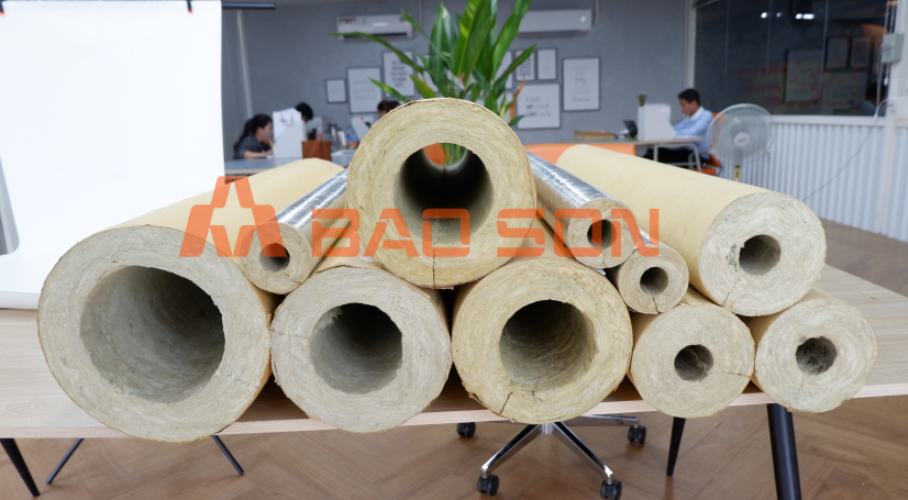 Sản phẩm bông Rockwool dạng ông