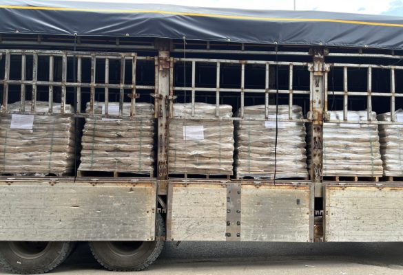 Lô hàng bê tông BSC xuất kho tại Bảo Sơn.