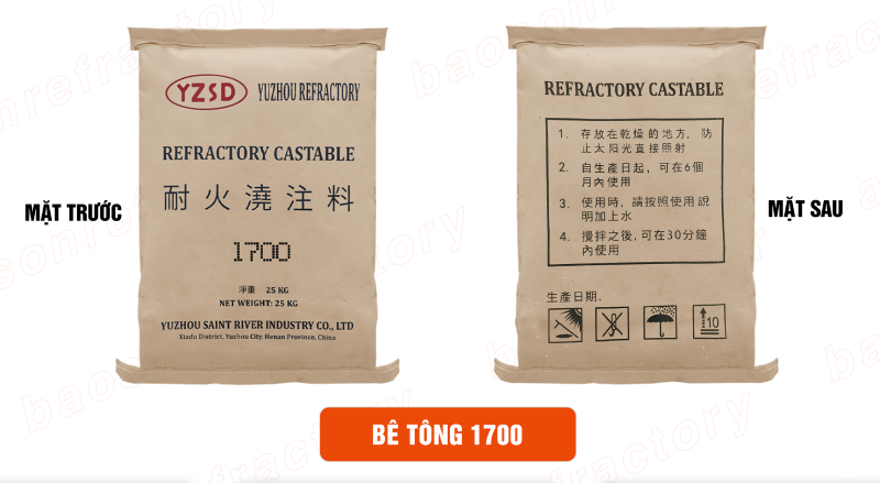 Sản phẩm bê tông 1700 Trung Quốc