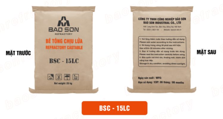 Sản phẩm bê tông BSC - 15 LC.