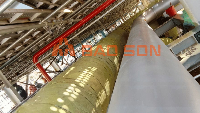 Ứng dụng của bông cuộn Roclwool có sợi kẽm