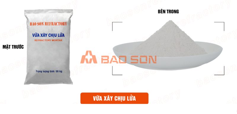 Sản phẩm vữa xây chịu lửa