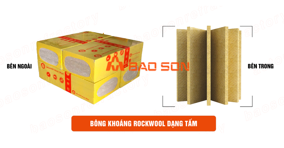 Quy cách đóng gói bông khoáng dạng kiện (dạng tấm)