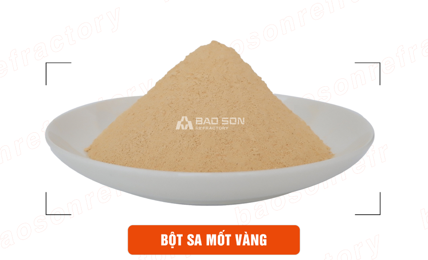 Sản phẩm bột samot vàng
