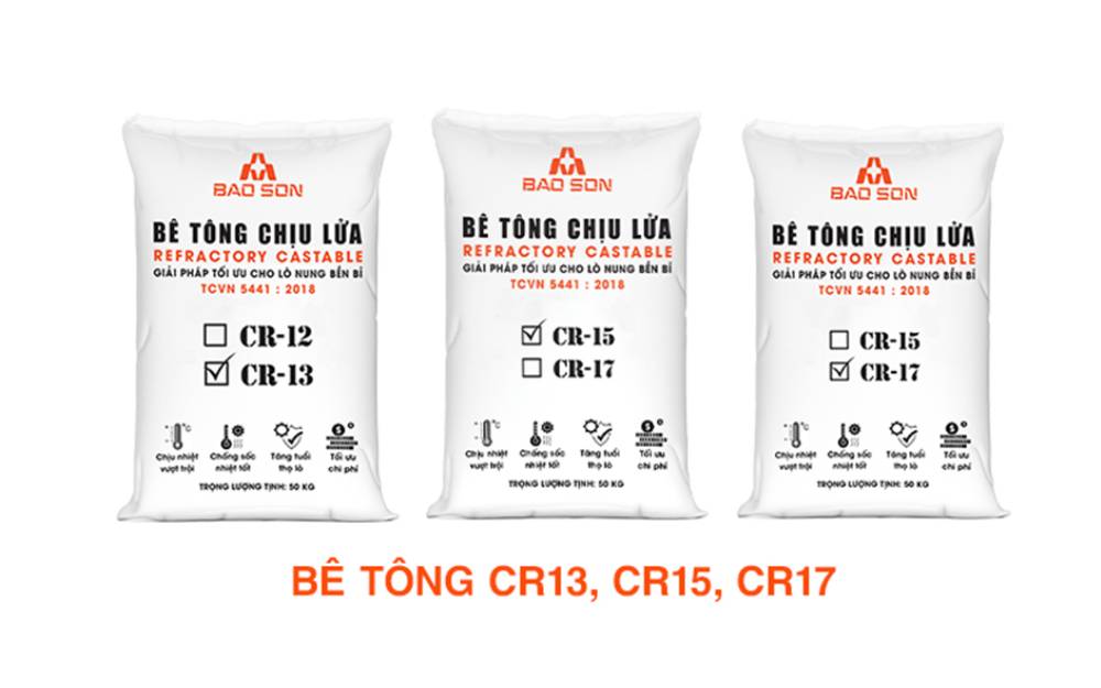 Bê tông chịu lửa Bảo Sơn