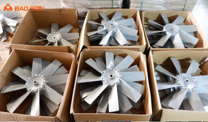 Kho hàng cánh quạt nhôm tại Bảo Sơn
