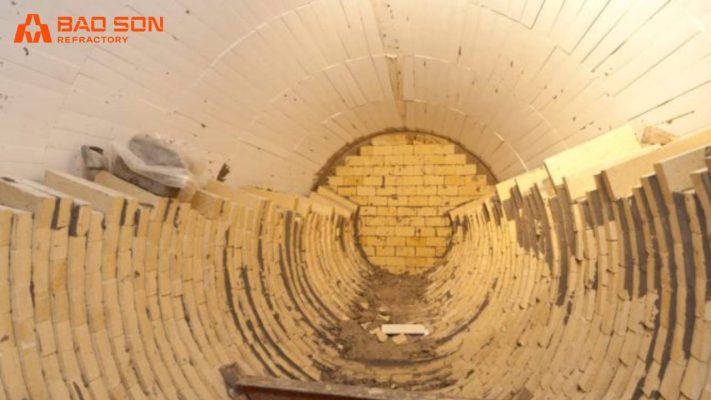 Vật liệu gạch chịu lửa cho lò quay xi măng..