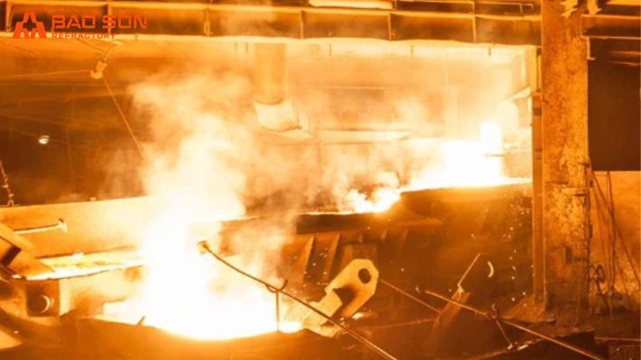 gạch chịu lửa khi xây lò luyện kim